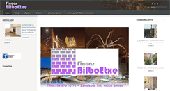 Desktop Screenshot of fincasbilboetxe.com