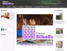Tablet Screenshot of fincasbilboetxe.com